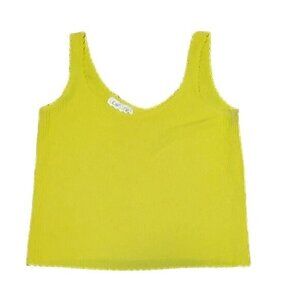Escada Vintage Yellow Knit Blouse